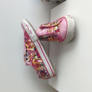 Vintage Ed Hardy Love Kills Laceless Sneakers 7US